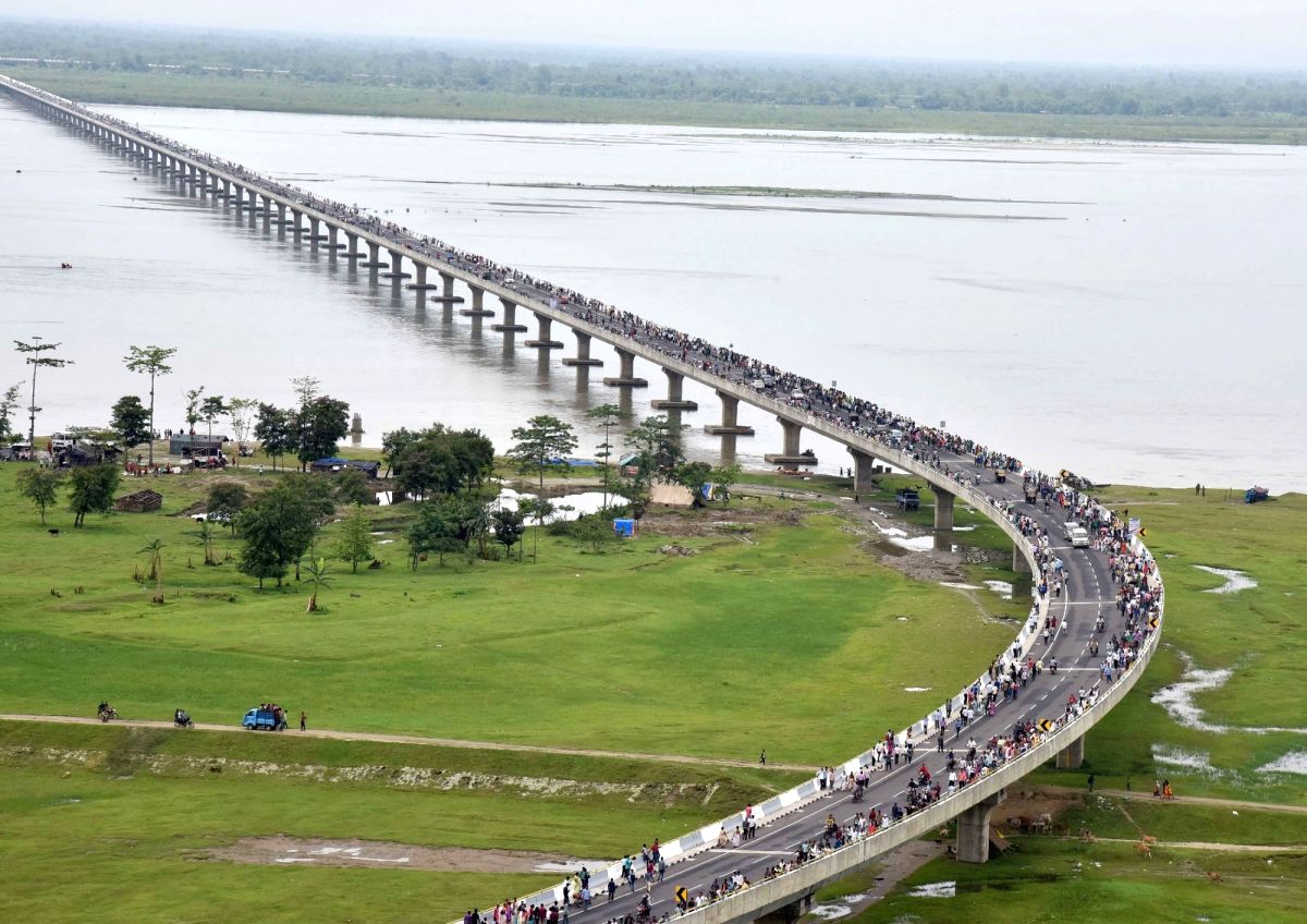 Dhola-Sadiya bridge, Assam , India 