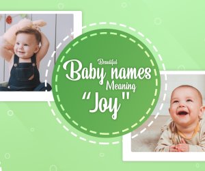 Charming baby names meaning 'happy' or 'joy'