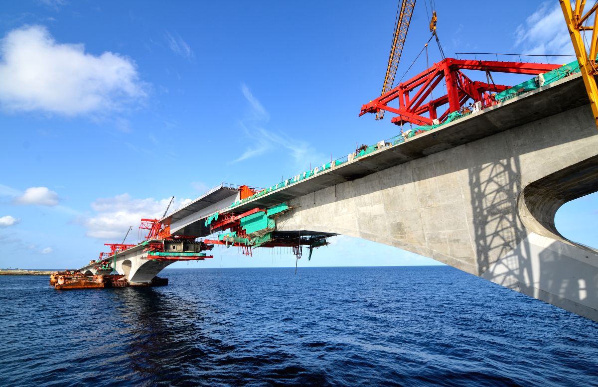 China-Maldives Friendship Bridge, in Maldives.