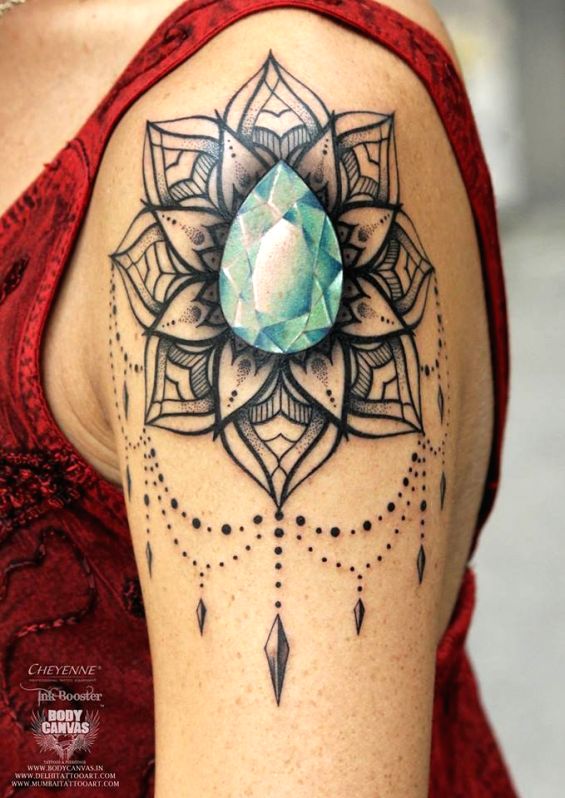 Pretty mandala tattoo