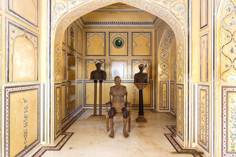 An installation in the gallery of Nahargarh.