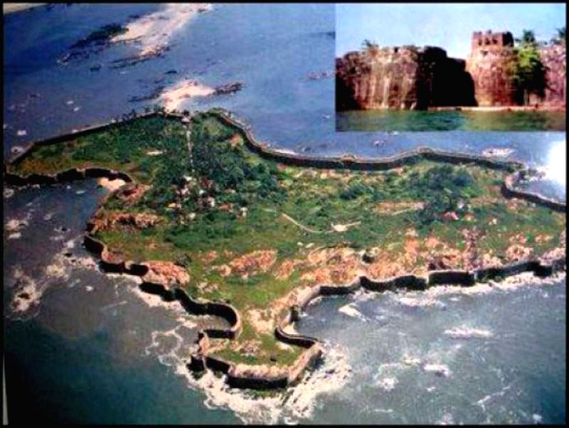 Sindhudurg Fort - aerial view